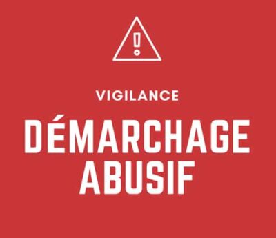 Démarchage – Vigilance